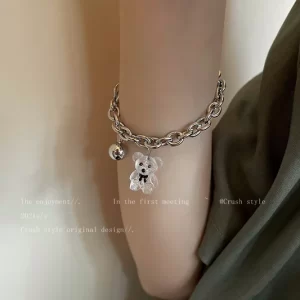 UNI-10036 - Bear Silver - Bracelet