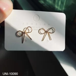 UNI-10090- Bow Gold - Earring