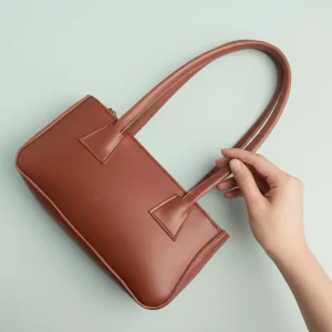 B-106 - Brown Leather - Hand Bag